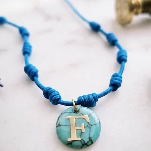 Colgante Letra Azul